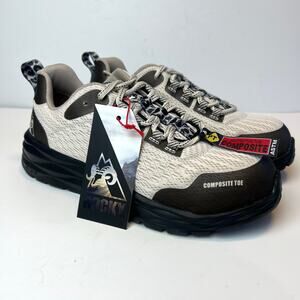 NWT Rocky V-Lite Nano Composite Safety Toe Work Shoes Vibram Soles Women's 8